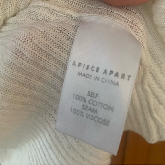 Apiece Apart knit top with sweet detail - Picture 3 of 6